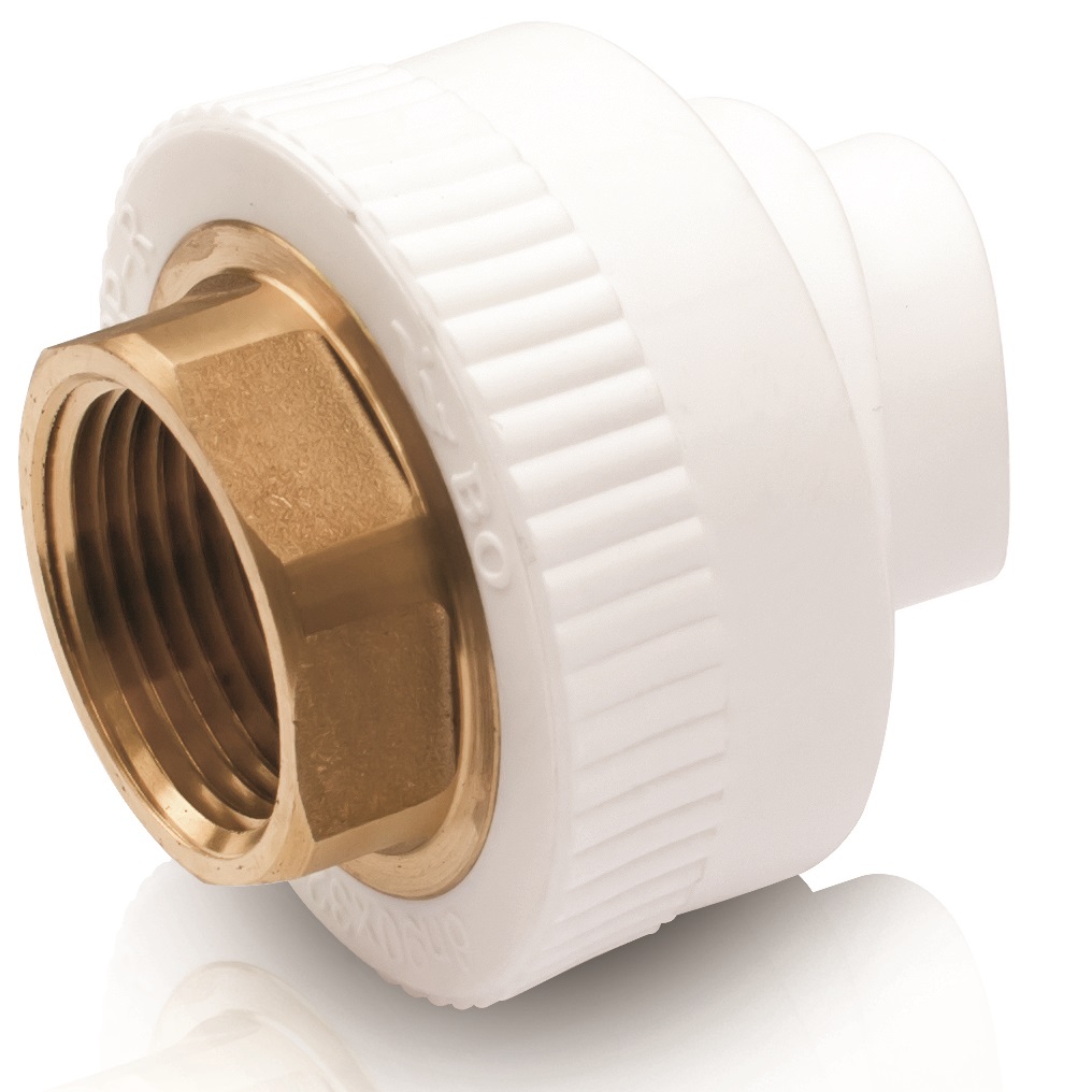 Вварное седло из ППР с латунной вставкой с внутренней резьбой - Blue Ocean