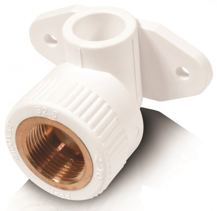 Уголок (водорозетка) 90° комбинированный с внутренней резьбой и ...